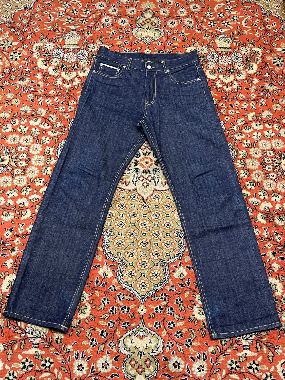 [M] 유니폼브릿지 셀비지 데님팬츠 상품이미지1