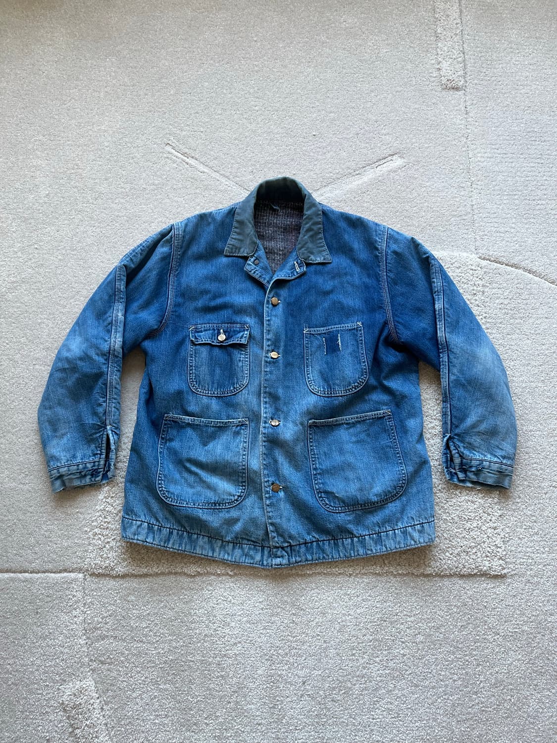 60s 칼하트 블랭킷 라이너 데님 초어 자켓 (105) 상품이미지2