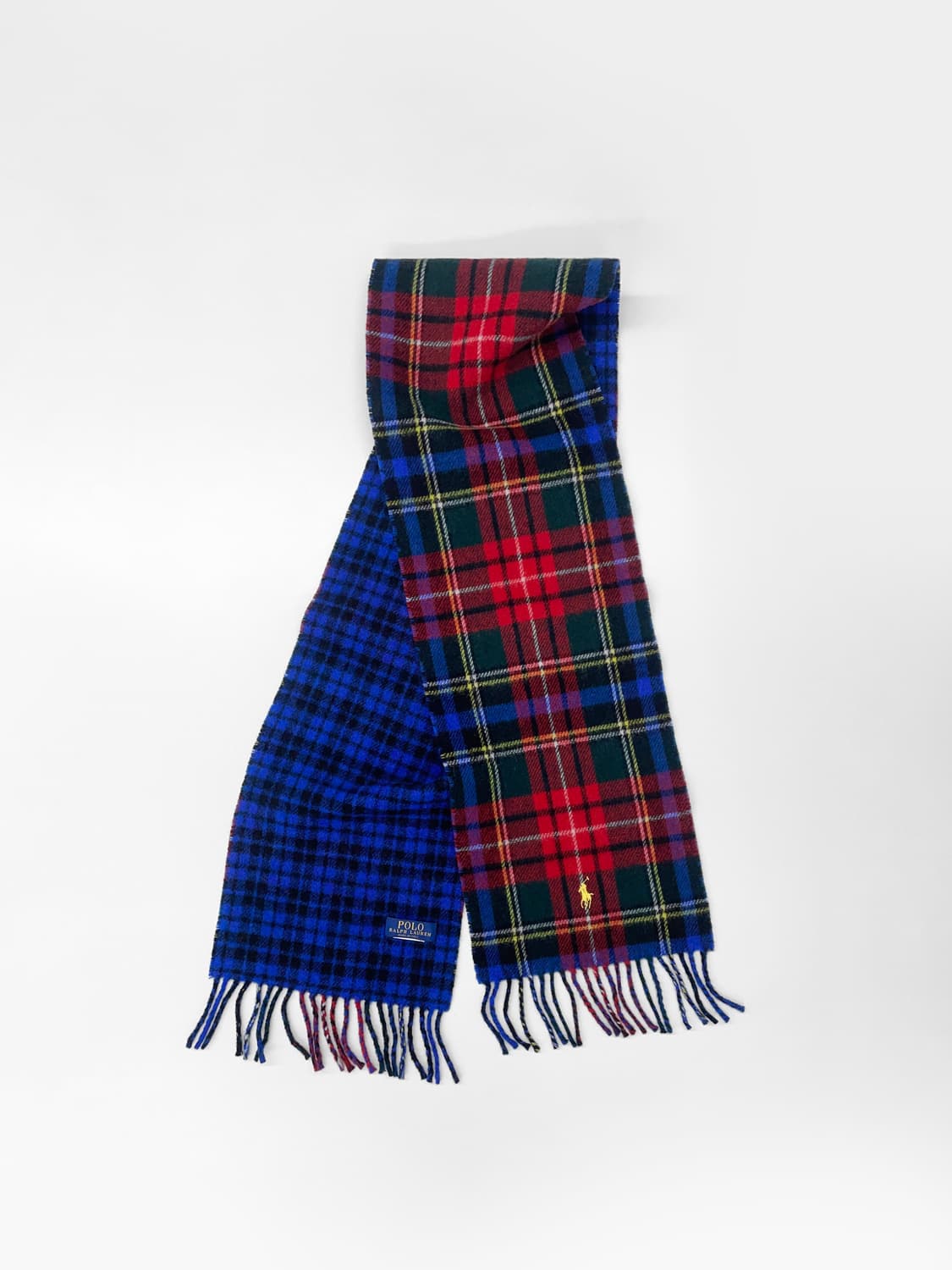 폴로 랄프로렌 리버시블 타탄 체크 머플러 상품이미지2
