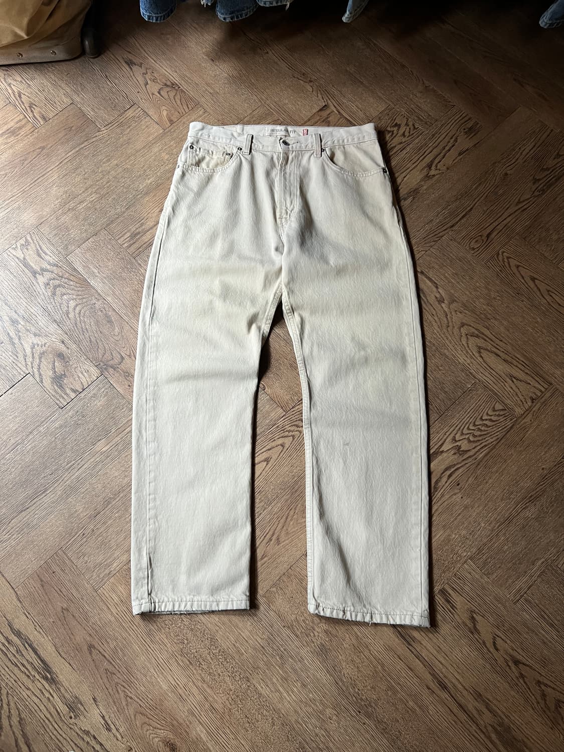 [34]리바이스 505 에크루 데님 팬츠 상품이미지2