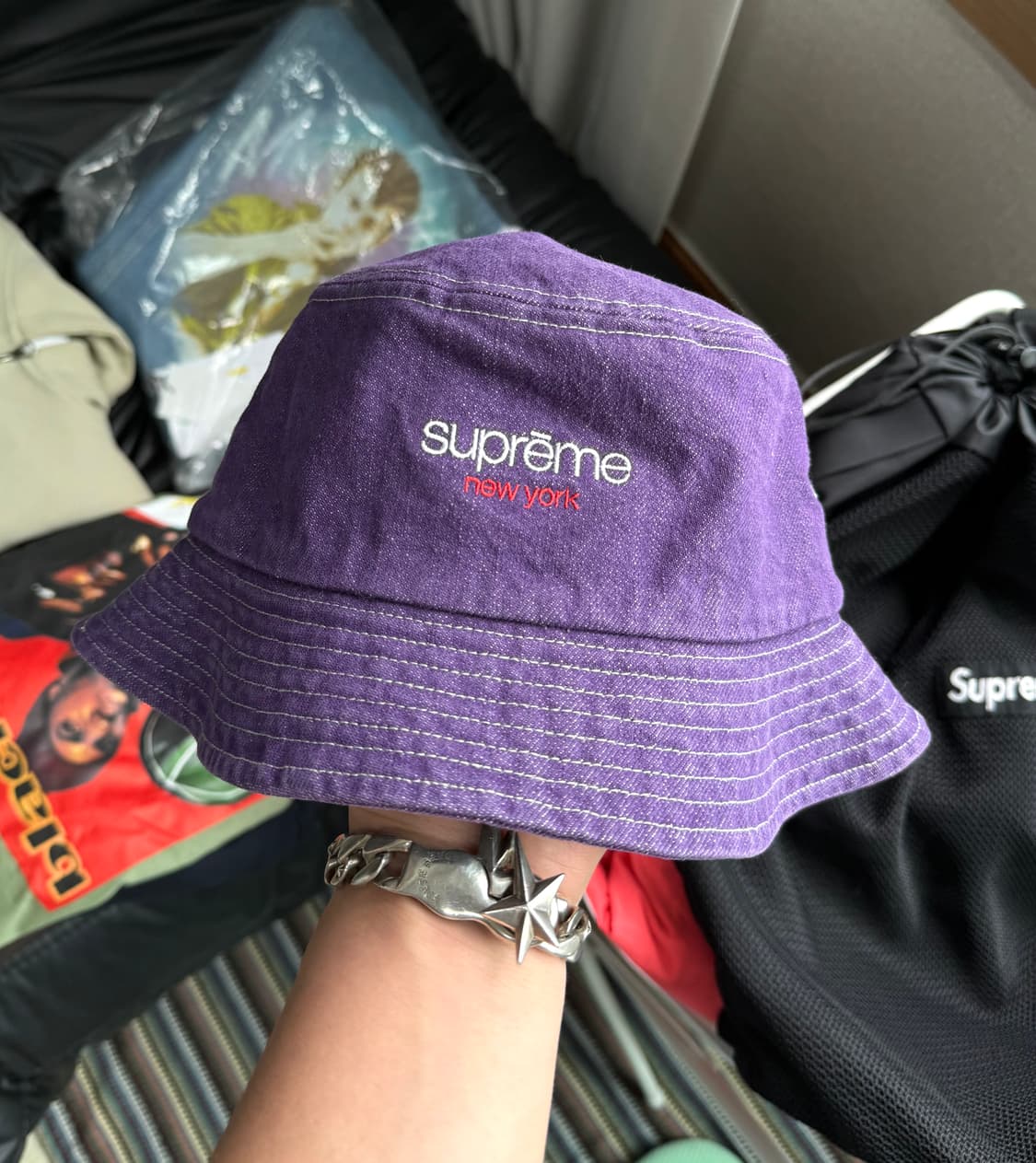 슈프림 데님 크러셔 버킷햇 상품이미지1