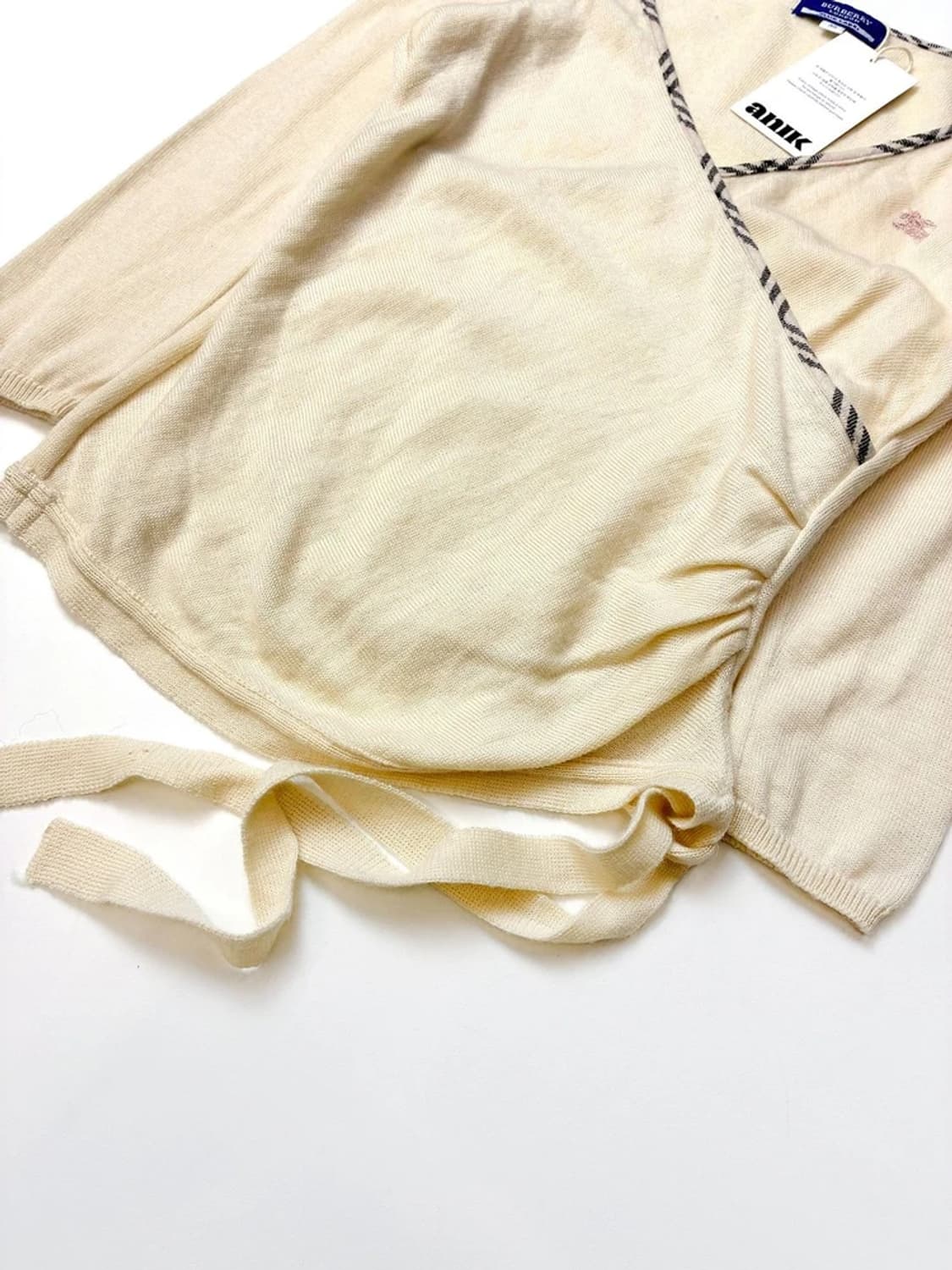 버버리 블루라벨 00s 재팬 울 니트 PN5157 상품이미지4