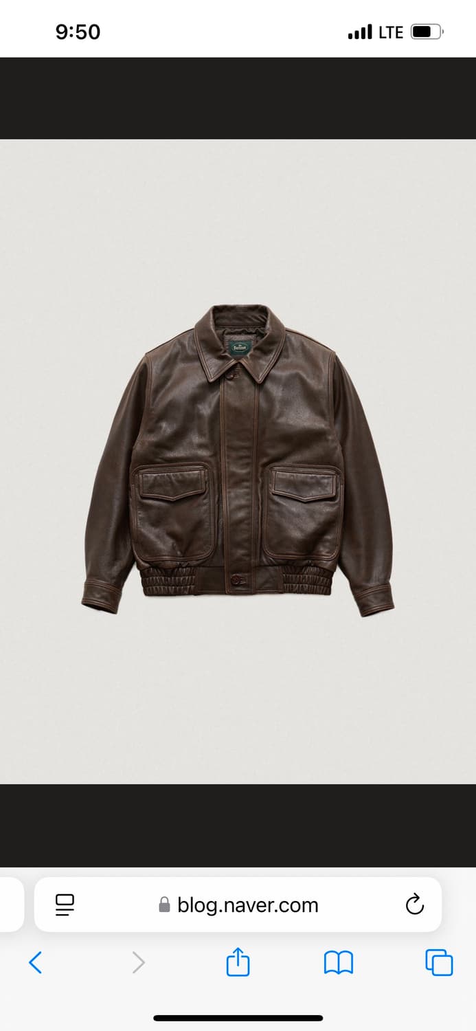 구해요) 더바넷 A-2레더자켓 (브라운 ) 구해요 상품이미지1
