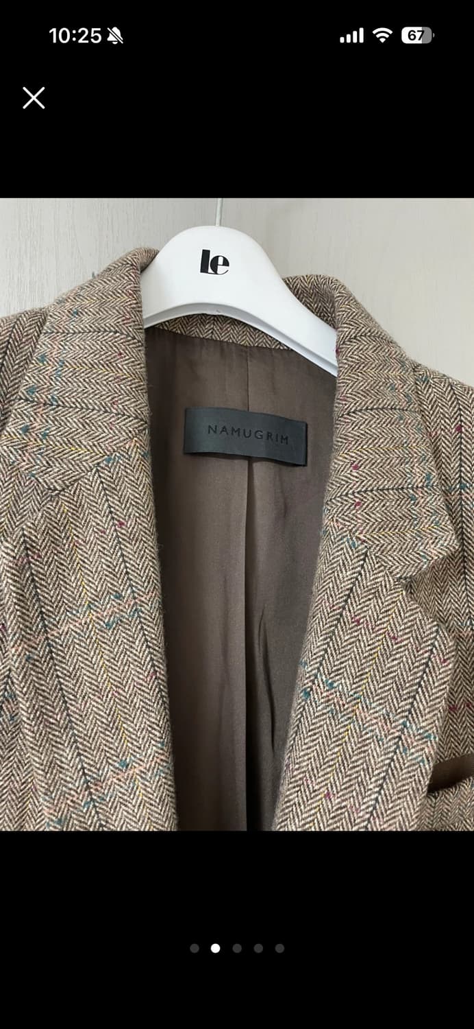 NAMUGRIM 헤링본 자켓 M 상품이미지2