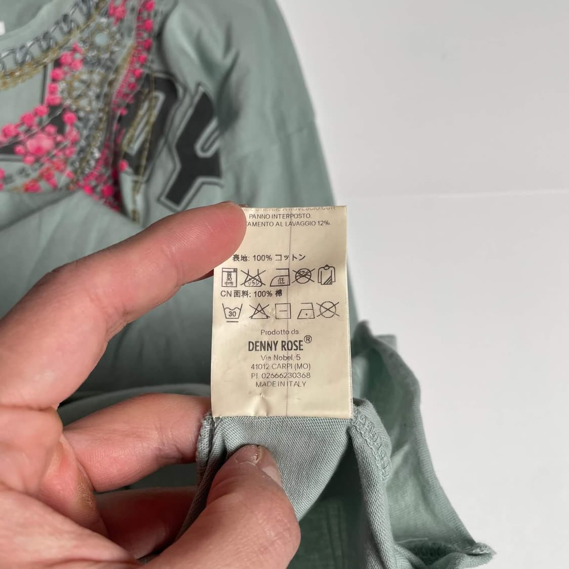 Denny rose 비즈 목걸이 러플 롱 슬리브 (italy)   상품이미지9