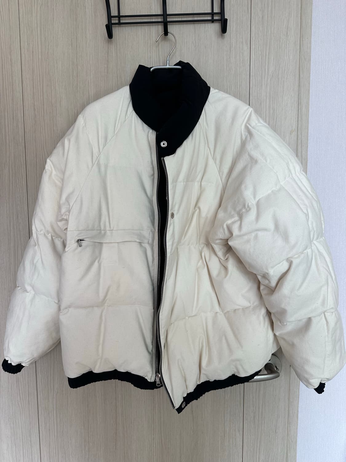 3size) 24aw 아프레쎄 실크 립스탑 스키 다운 상품이미지3