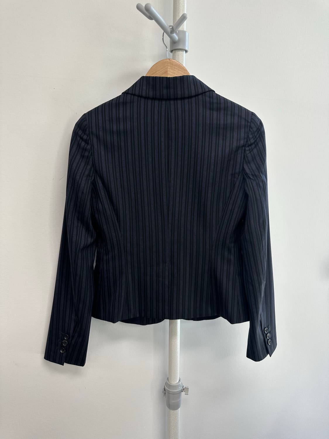 띠어리 스트라이프 투피스 셋업 정장 상품이미지5