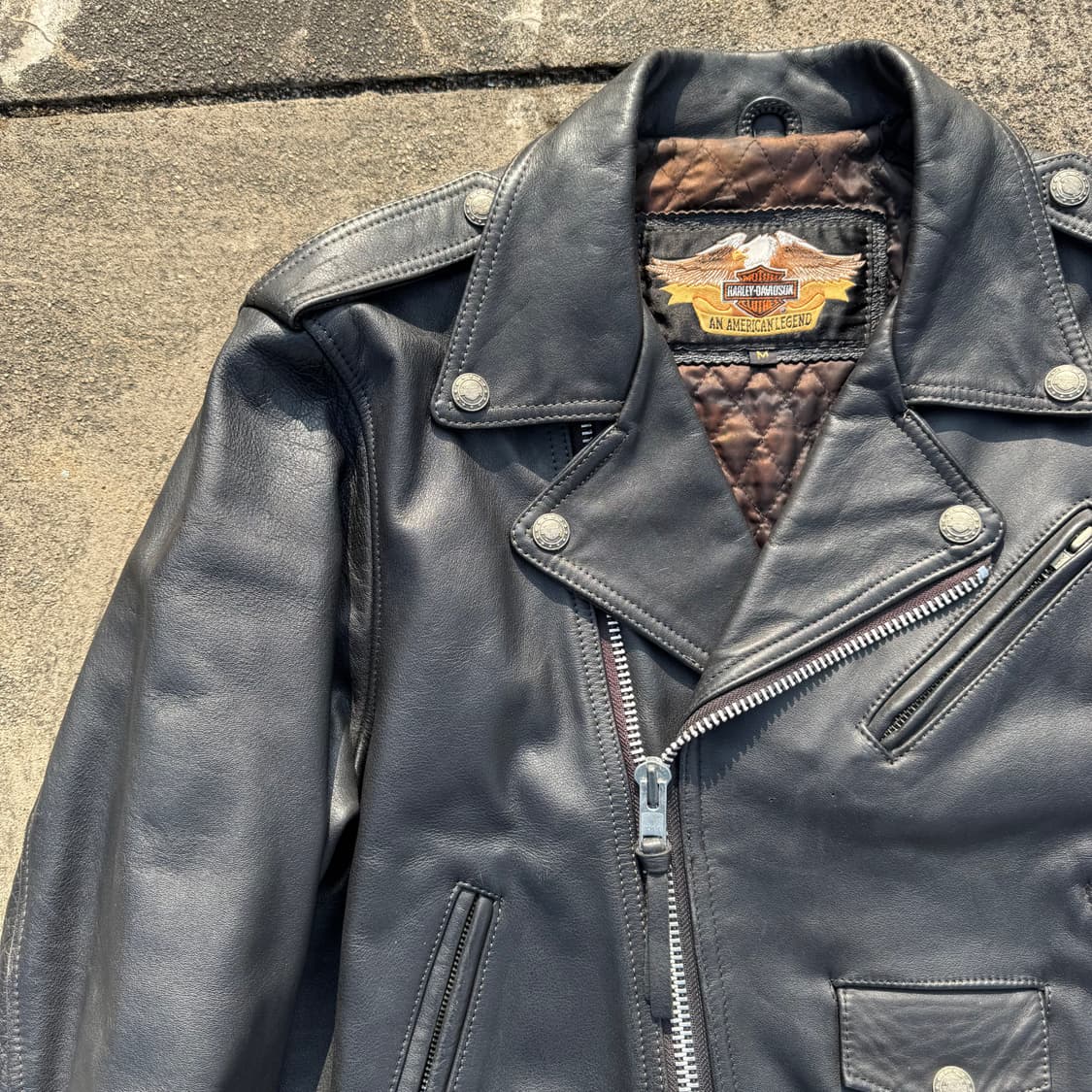 [M] Harley Davidson 할리데이비슨 라이더 가죽 자켓 상품이미지4