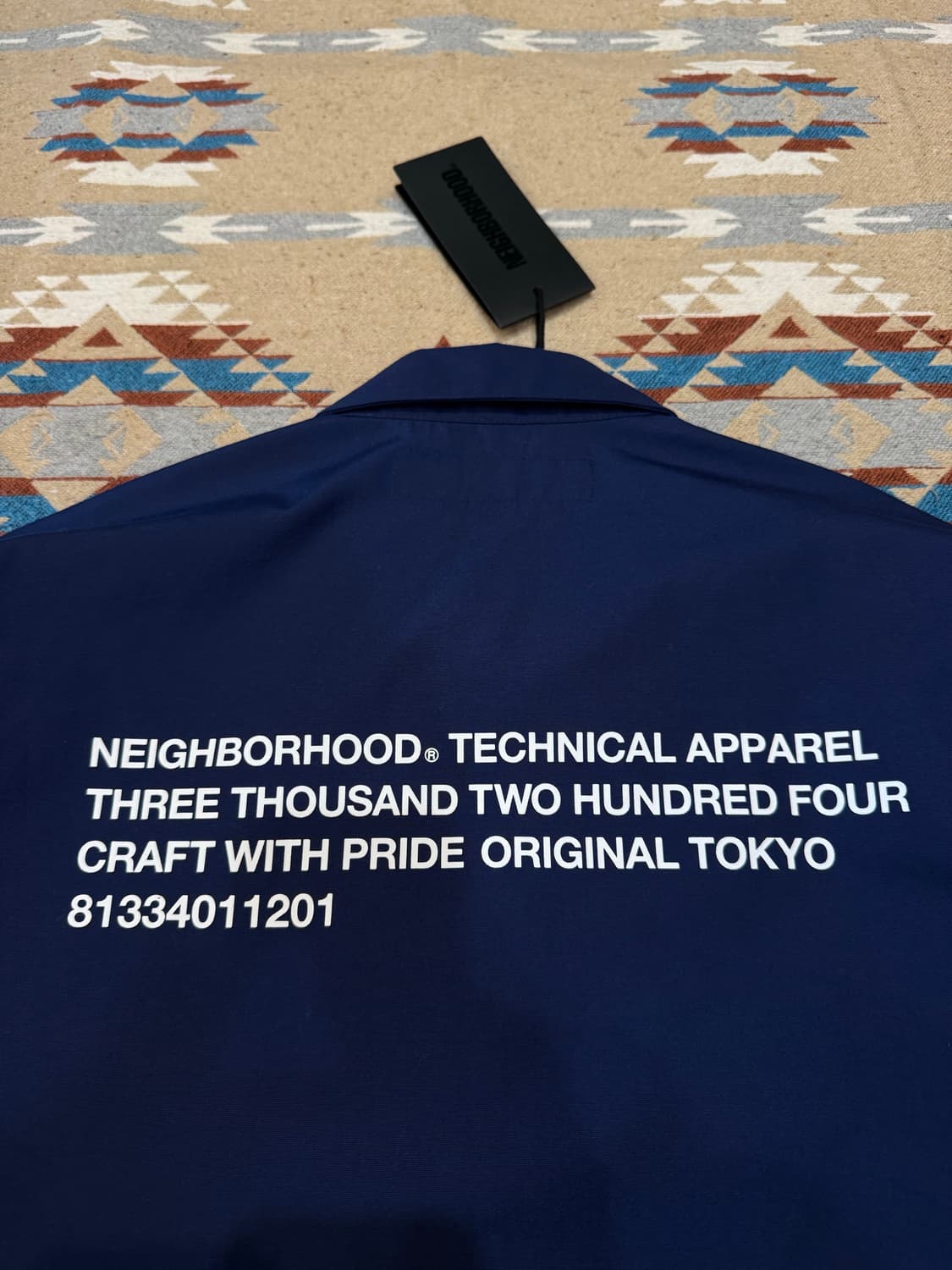 [L] 네이버후드 클래식 워크셔츠 네이비  상품이미지6