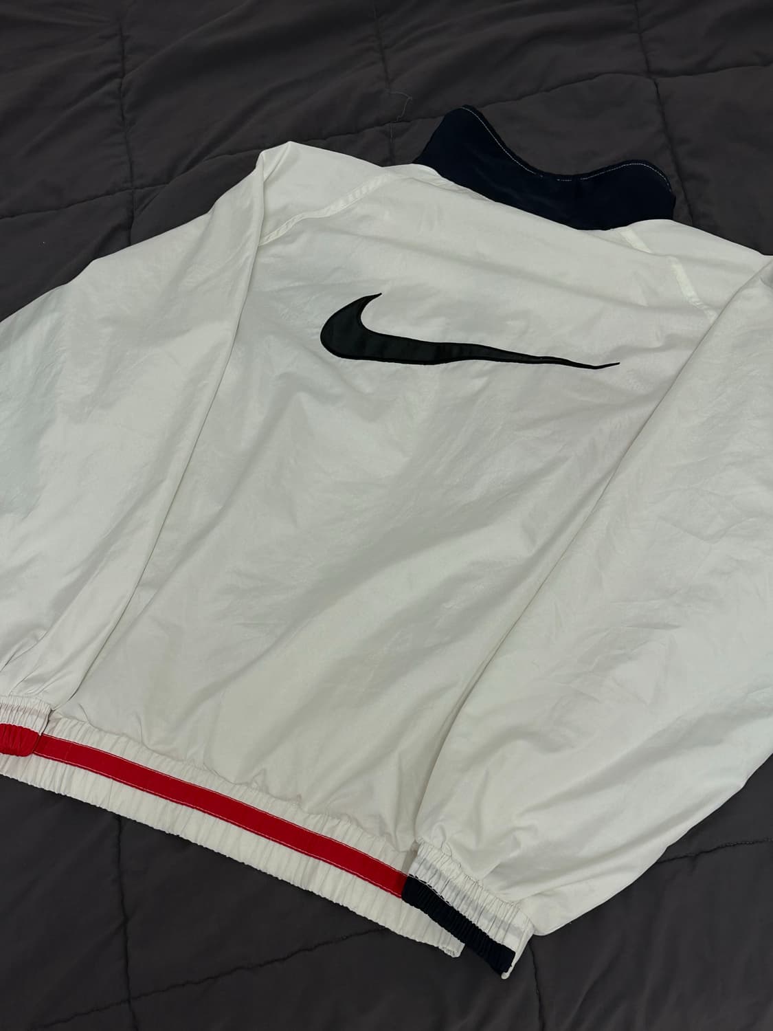 90s 올드 스쿨 나이키 배색 바람막이 윈드 브레이커 라지  상품이미지2