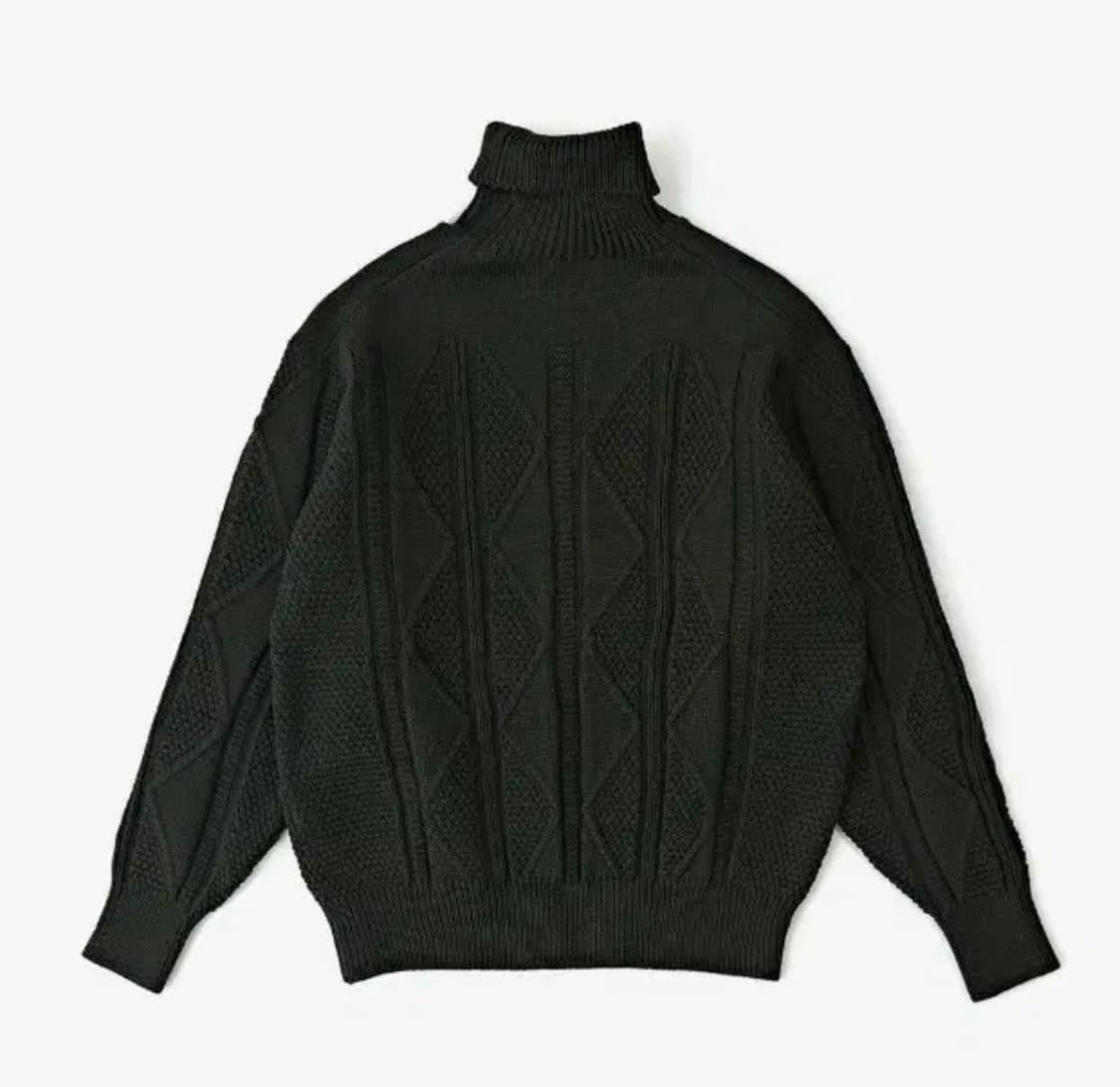 피그벨 포레스트 피셔맨 터틀넥 니트 블랙 2사이즈 새상품 판매 상품이미지2