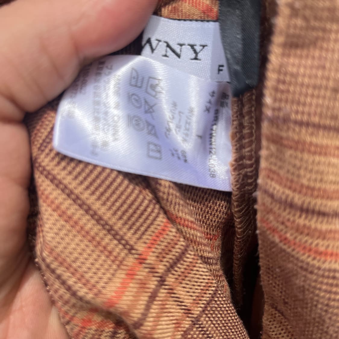 BROWNY Standard Plaid A-Line Long skirt 상품이미지5