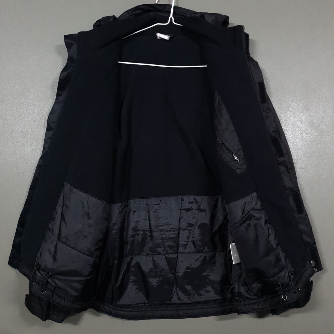 실측 L (100) 나이키 00s 맨유 박지성 후드 자켓 패딩 점퍼 블랙 상품이미지5