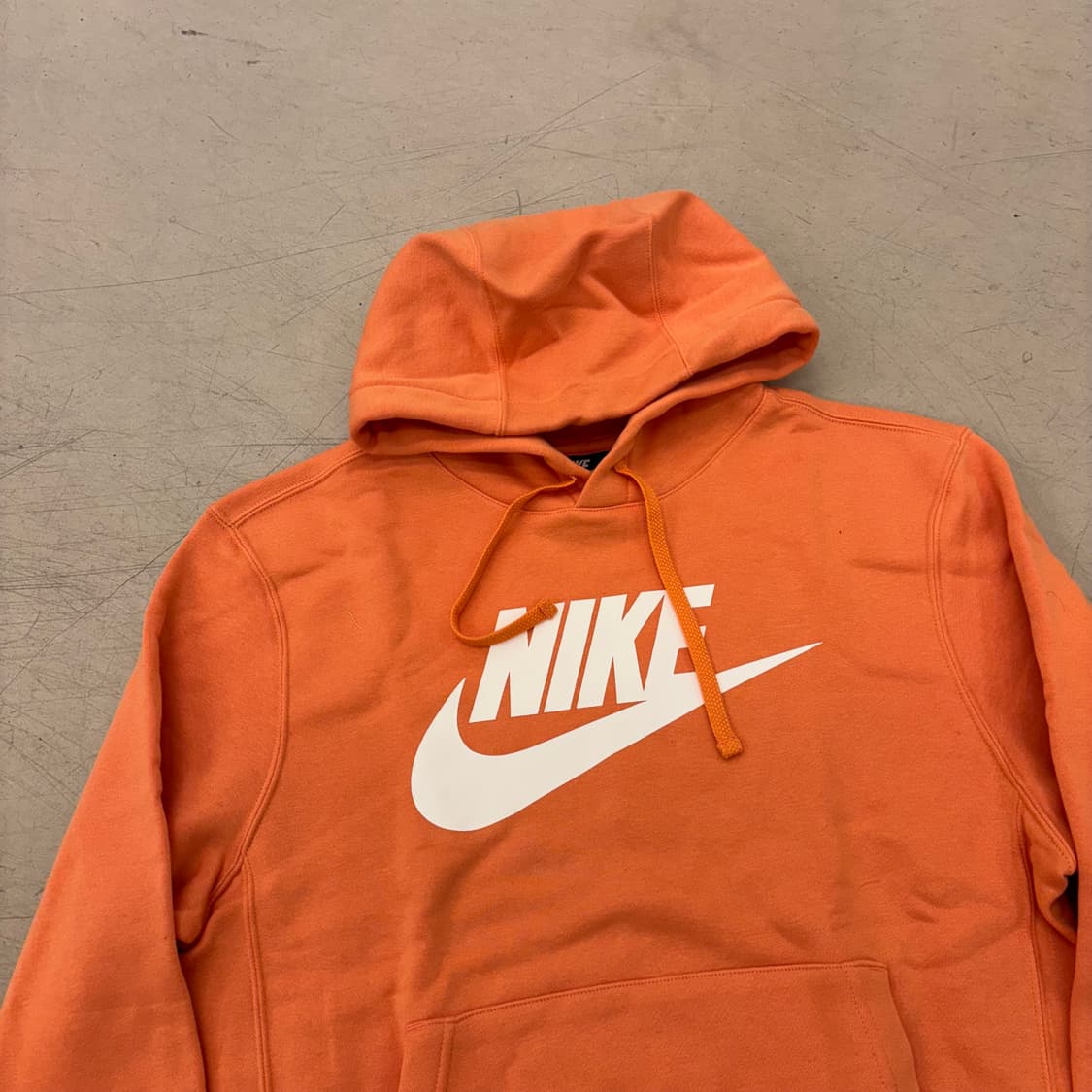 나이키 빅로고 오렌지 후드티 상품이미지2