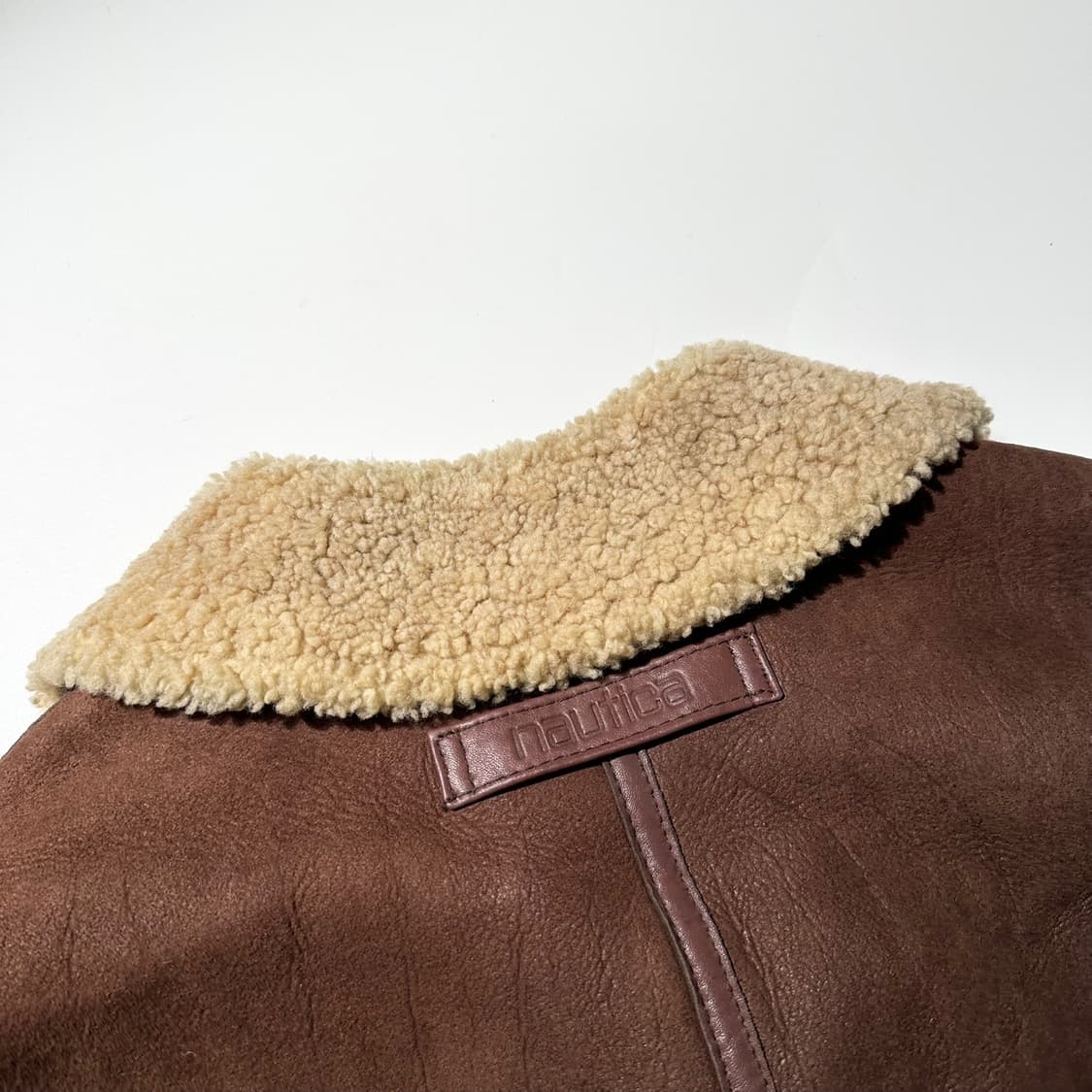 노티카 램스킨 시어링 B-3 무스탕 봄버 자켓 상품이미지7