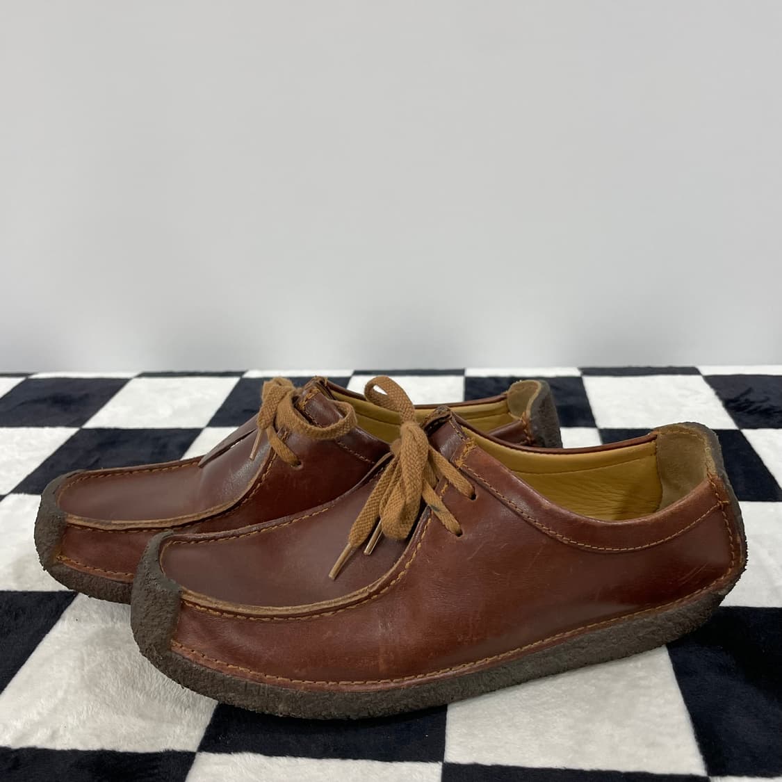 클락스 나탈리 브라운 레더 슈즈 255mm 상품이미지3