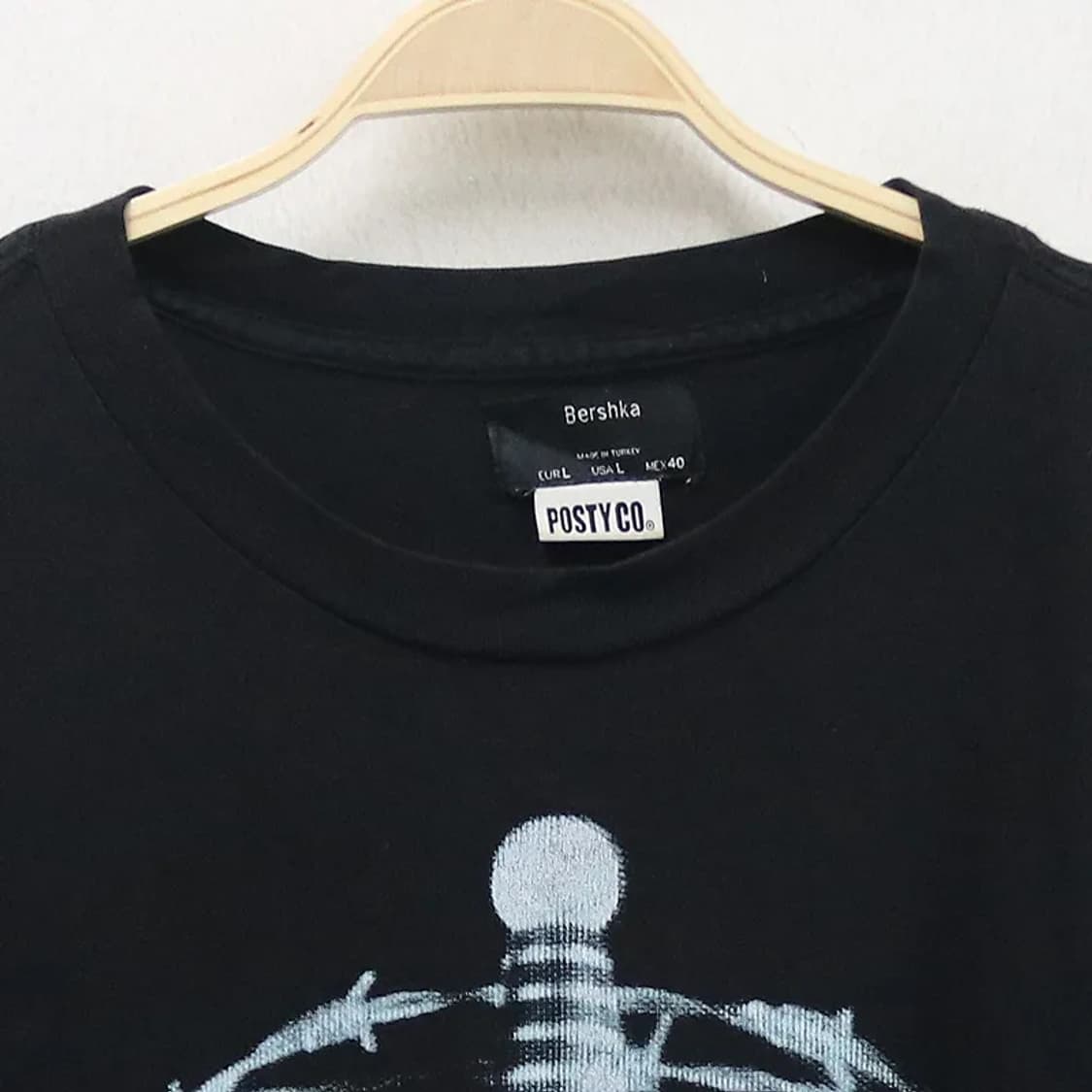 버쉬카 X POSTY CO 본 프린팅 고스로리 티셔츠 62375 상품이미지5