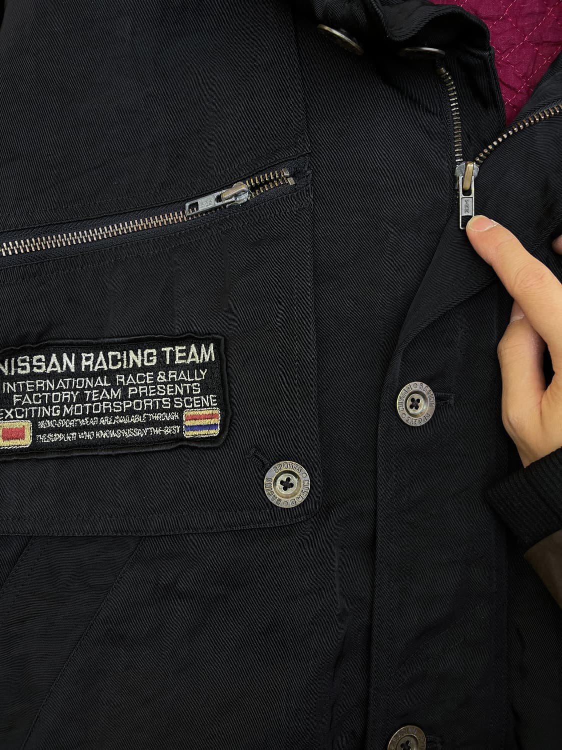 니스모 90s 레이싱 나일론 봄버 자켓 상품이미지6