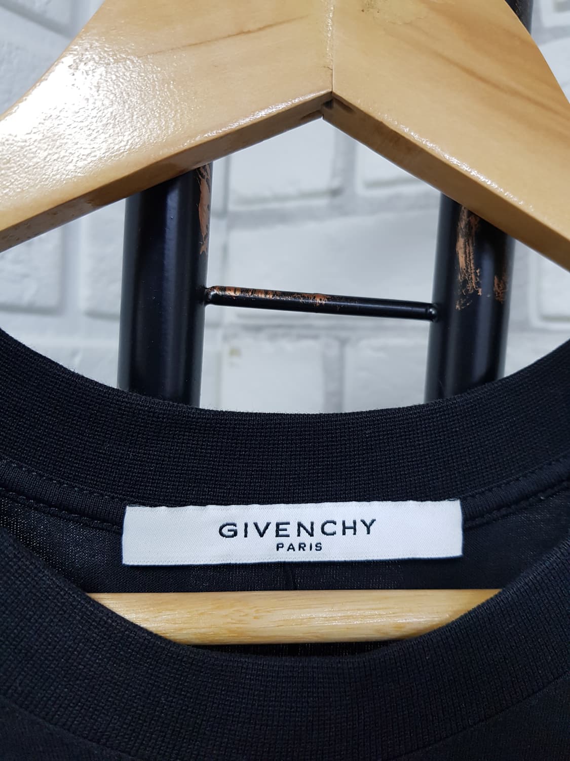 [s/정품] 지방시 로트와일러 스타 티셔츠 블랙 상품이미지3