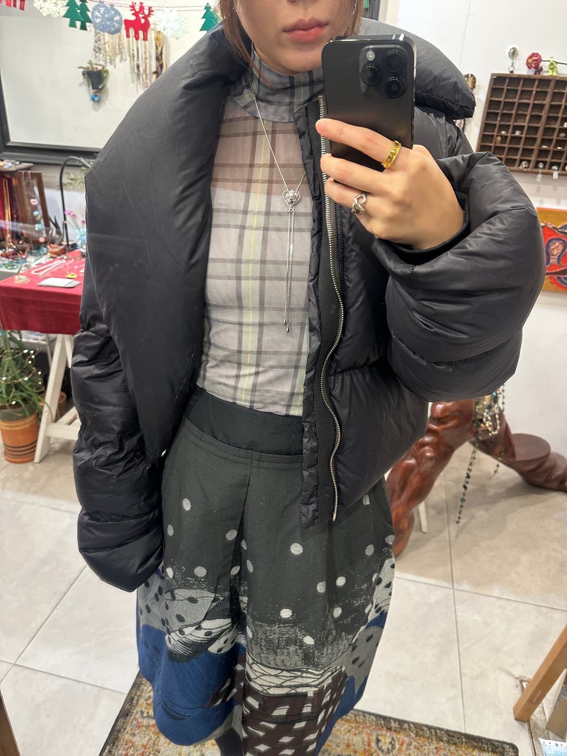 Vintage pearl bolo tie💕 상품이미지5