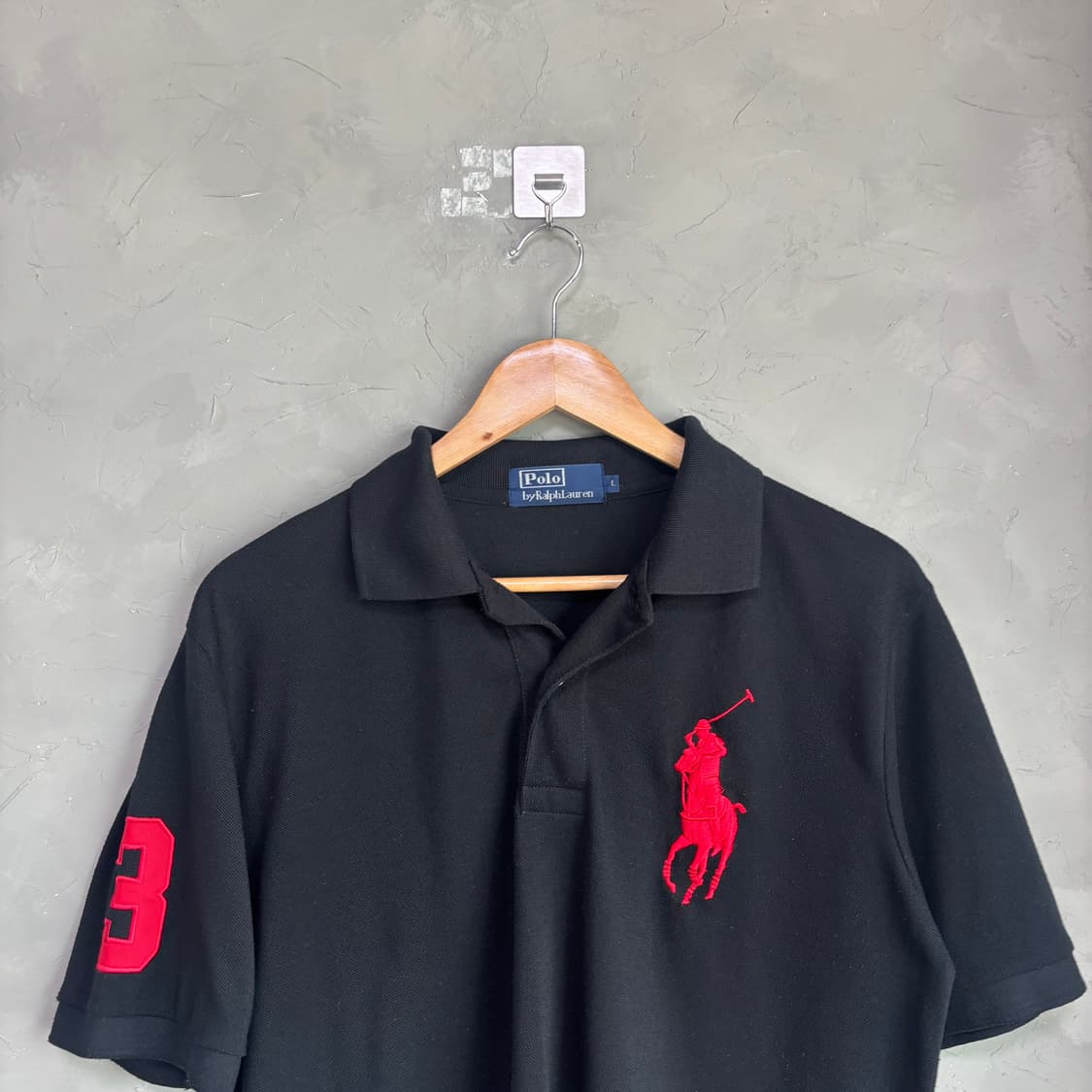 폴로 랄프로렌 빅포니 카라티 블랙 상품이미지2