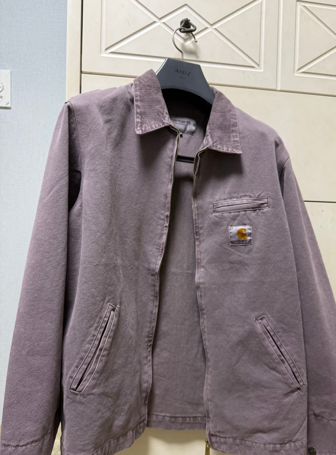 칼하트 디트로이트 자켓 연보라 상품이미지1