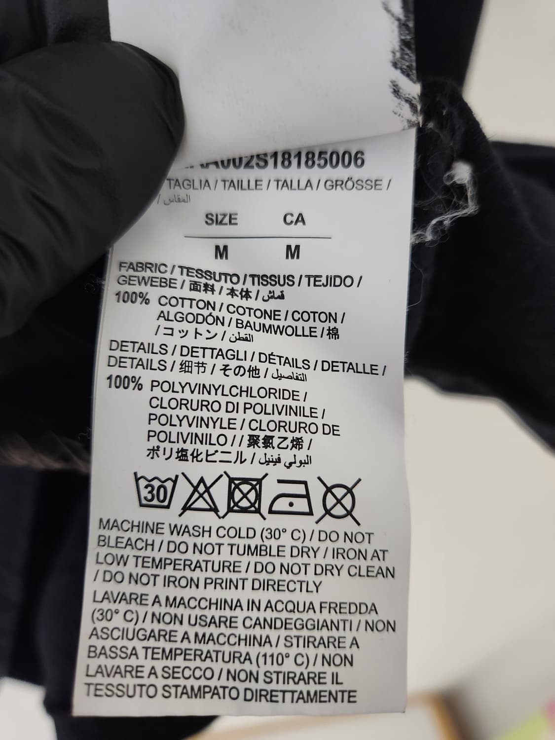 오프화이트 파이어테이프 애로우 오버핏 반팔 티셔츠 블랙 상품이미지10