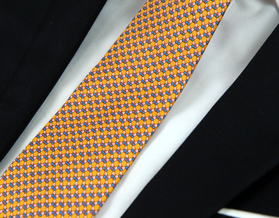 인터로고 런던 7.4cm A+등급 남자 명품 넥타이 상품이미지5