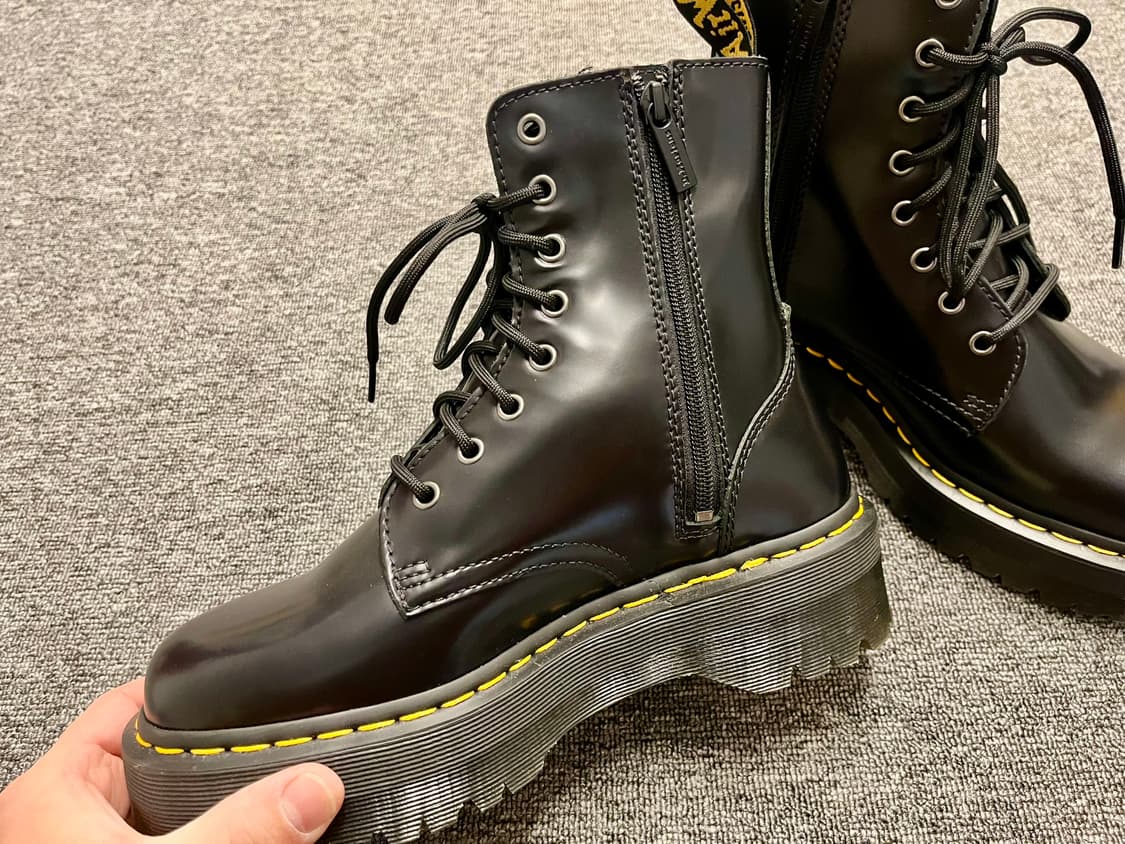 [260] 닥터마틴 제이든 블랙 8홀부츠 새제품  상품이미지5