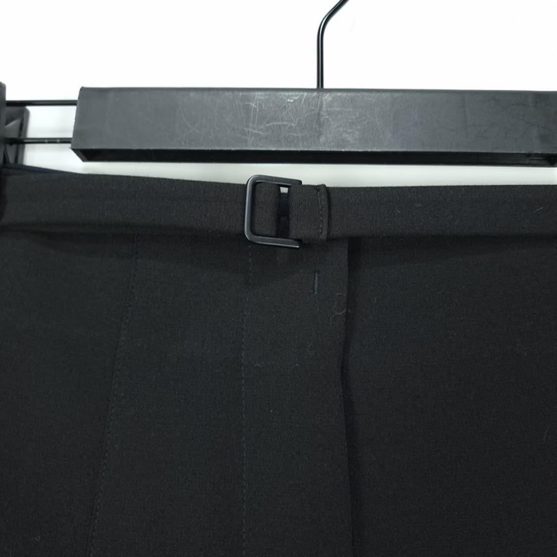 [잇미샤] 22 F/W 벨티드 와이드 슬랙스 블랙 M19491 상품이미지6