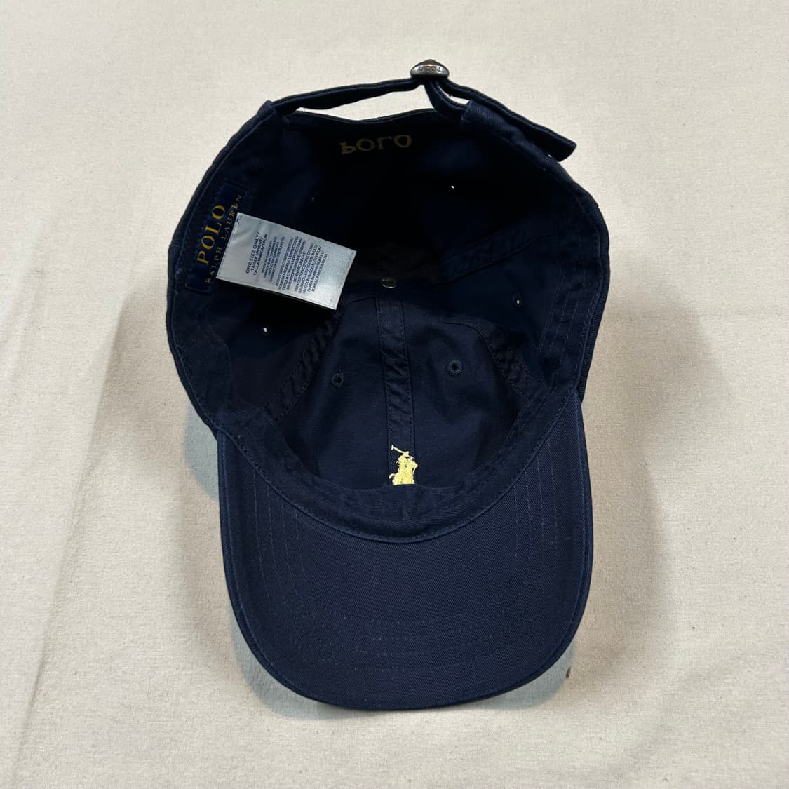 폴로 랄프로렌 아이코닉 치노 볼캡 모자 네이비 상품이미지6