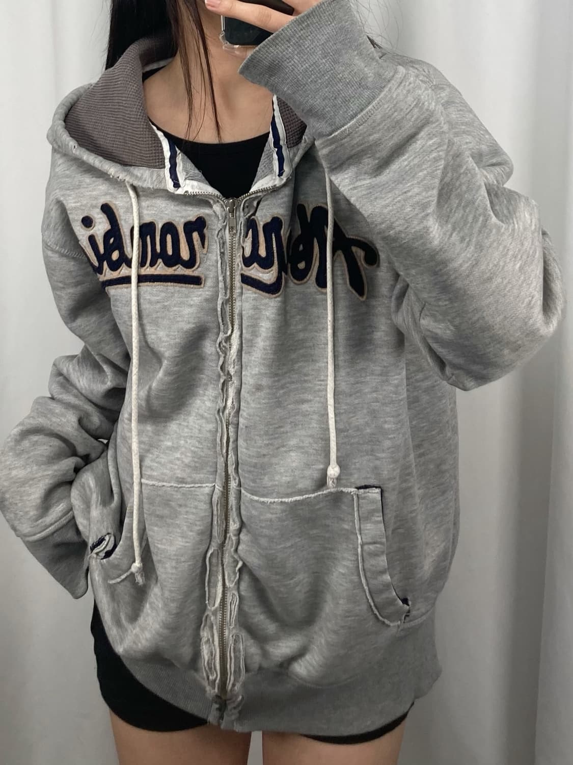 아베크롬비 그레이 후드집업 상품이미지2