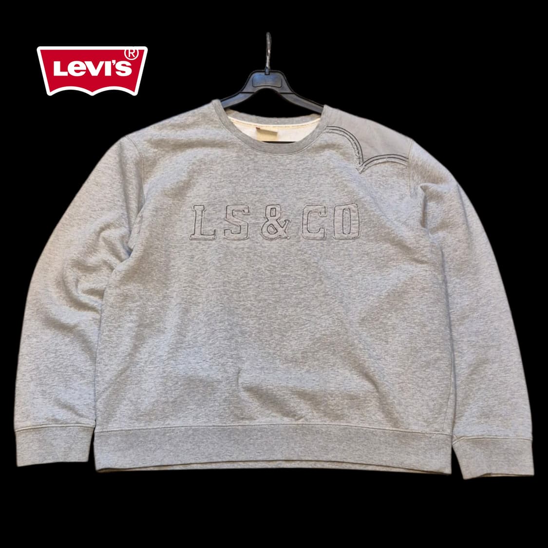 XL 리바이스 그레이 맨투맨  상품이미지1