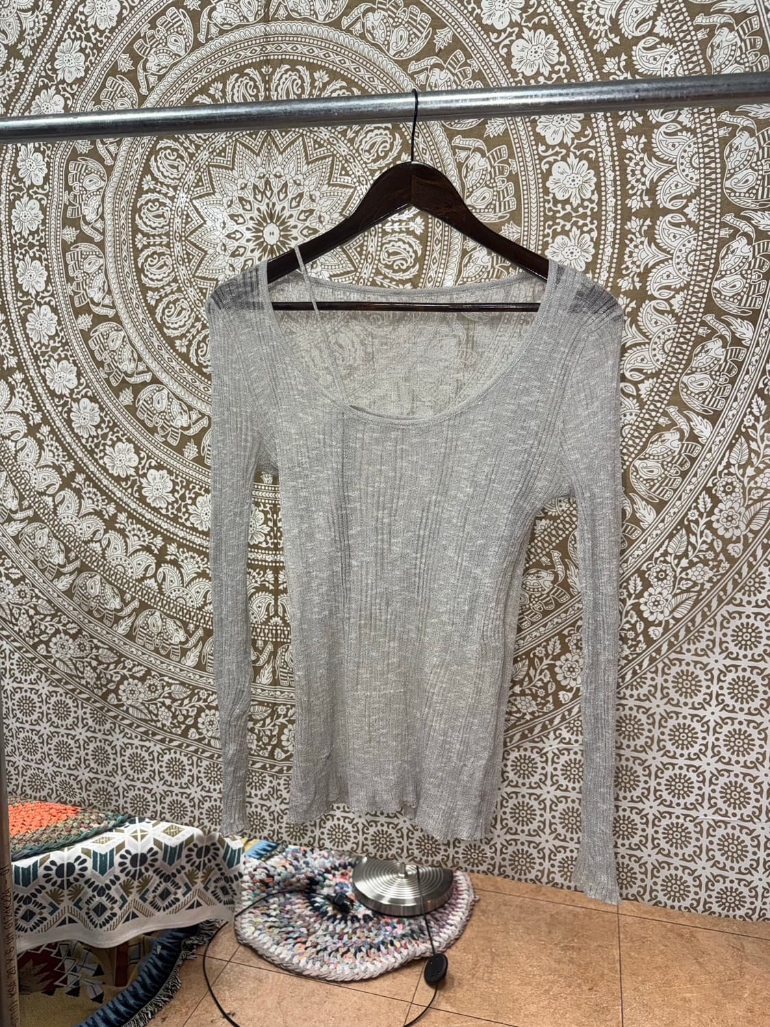 여성 그물 니트  상품이미지2