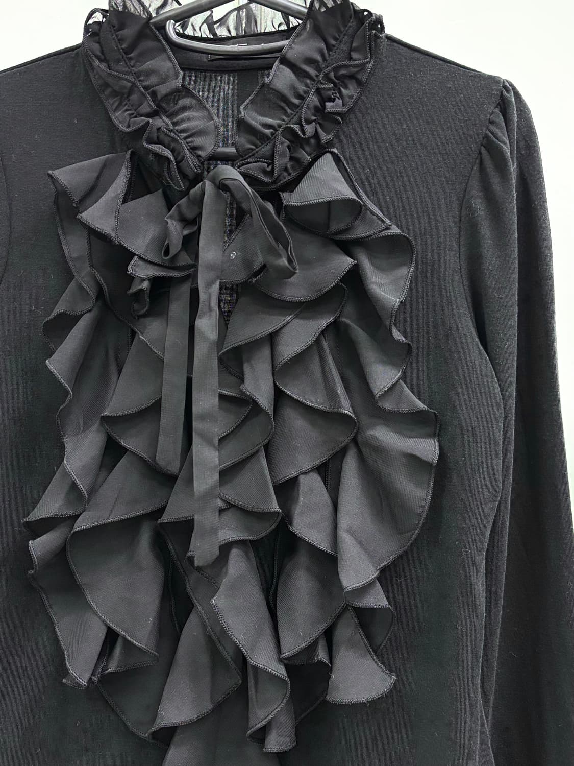 빈티지 블랙 프릴 롱슬리브 상품이미지6