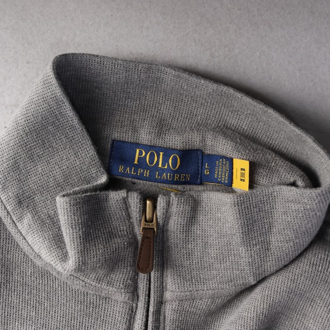 폴로 랄프로렌 그레이 하프집업 L 상품이미지5