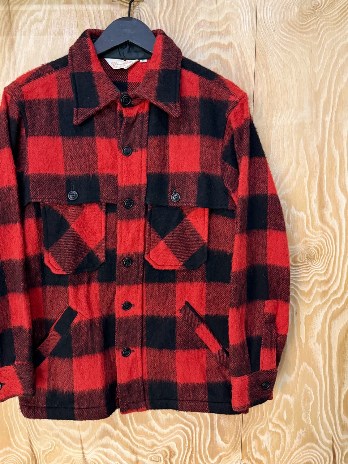 랭글러 90s 매키노 울 체크 셔츠 상품이미지3