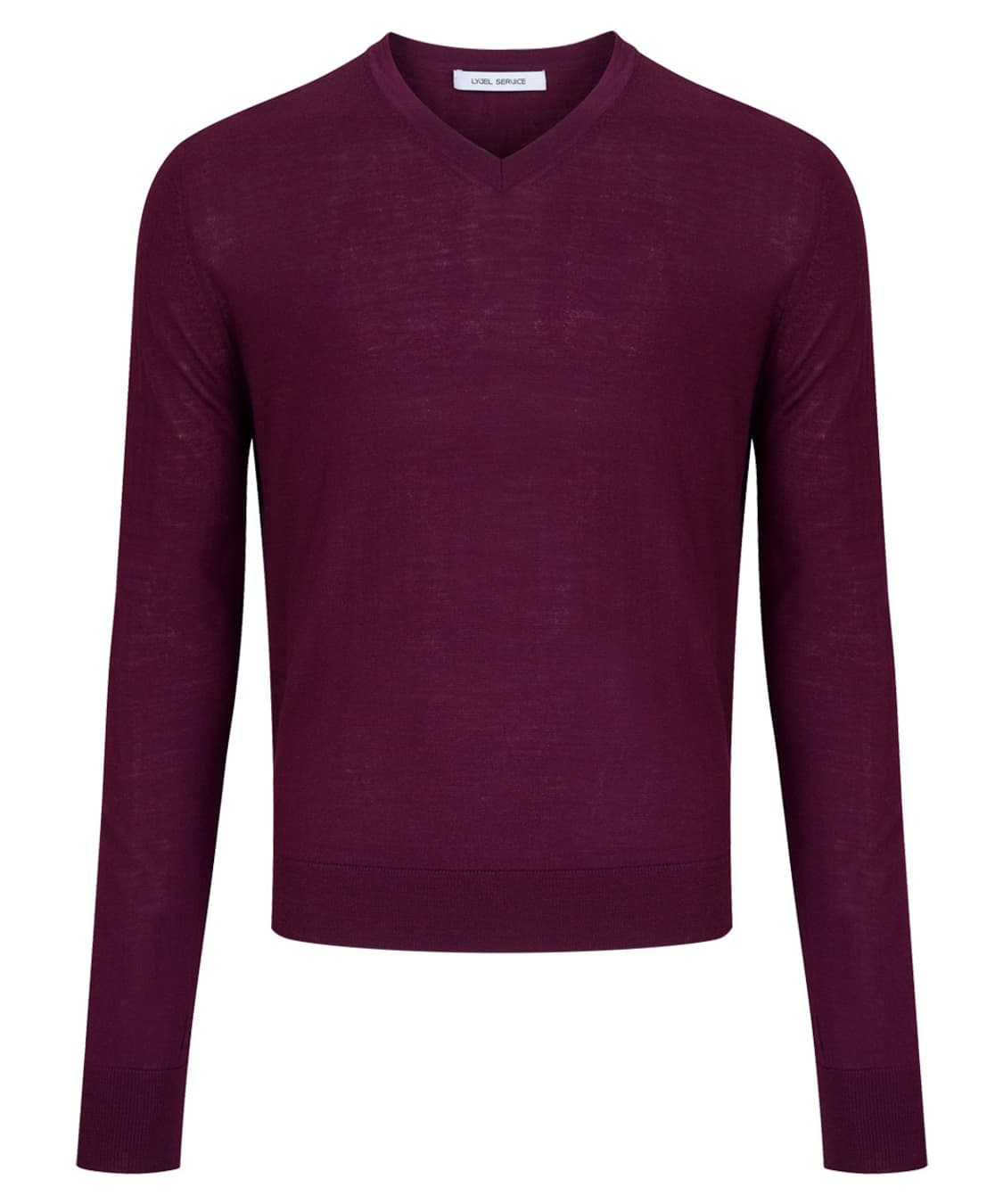 리젤서비스 SHALLOW V-NECK KNIT (BURGUNDY) 상품이미지1