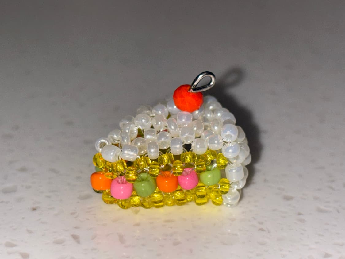 Handmade 비즈 조각케이크 키링 상품이미지4