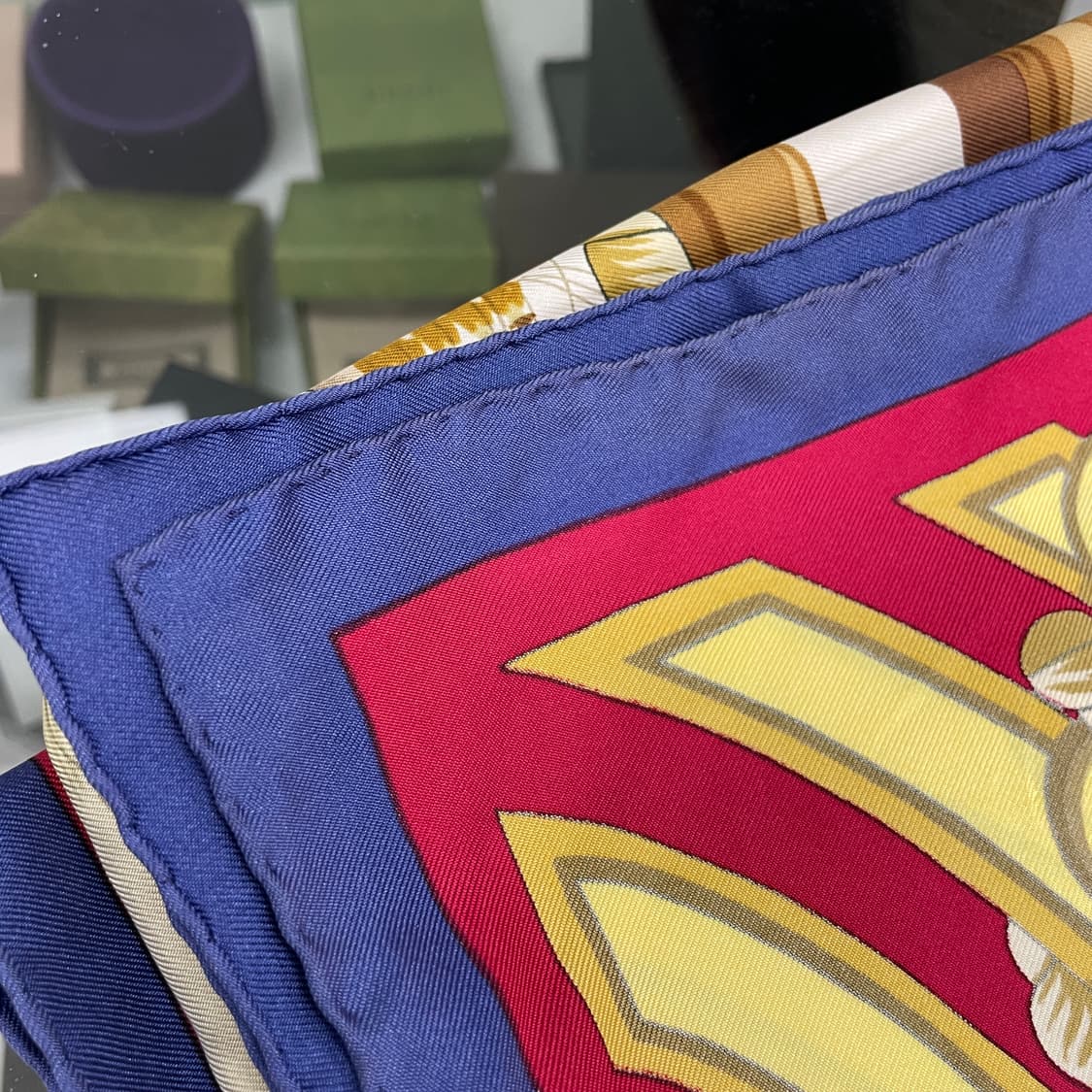 에르메스 90 Tribord 실크 까레 made in france 상품이미지3