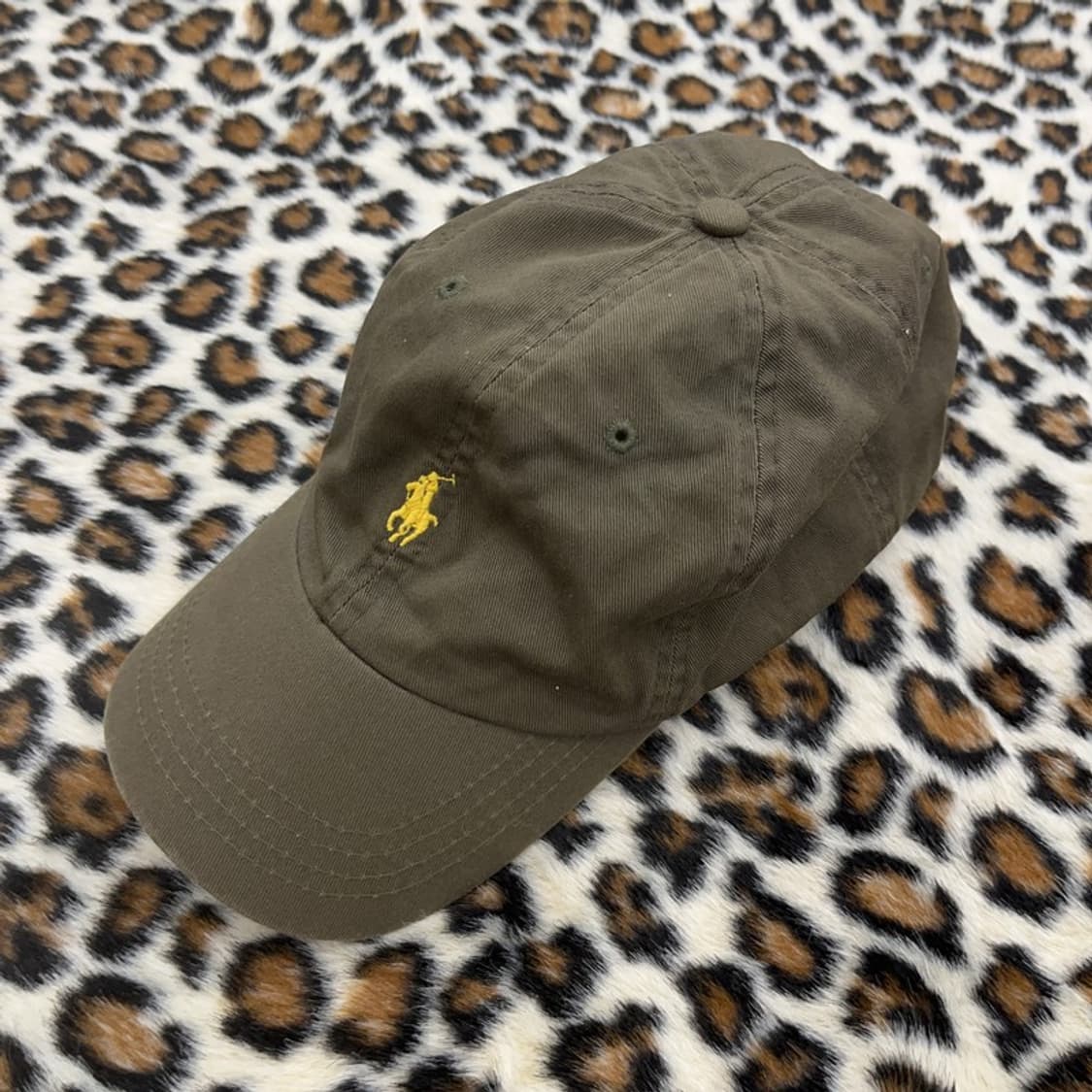 폴로 랄프로렌 포니 말차 딥카키 볼캡 모자 C09599 상품이미지3