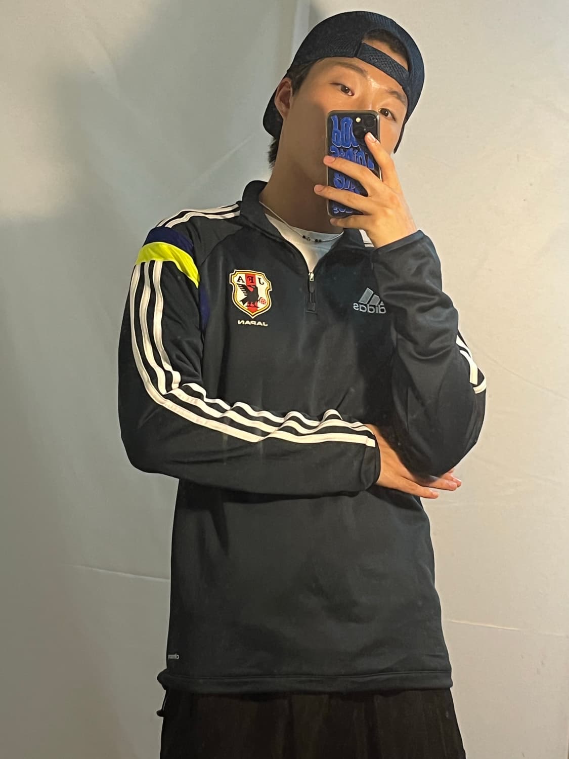 아디다스 일본 축구국가대표 반집업 상품이미지1