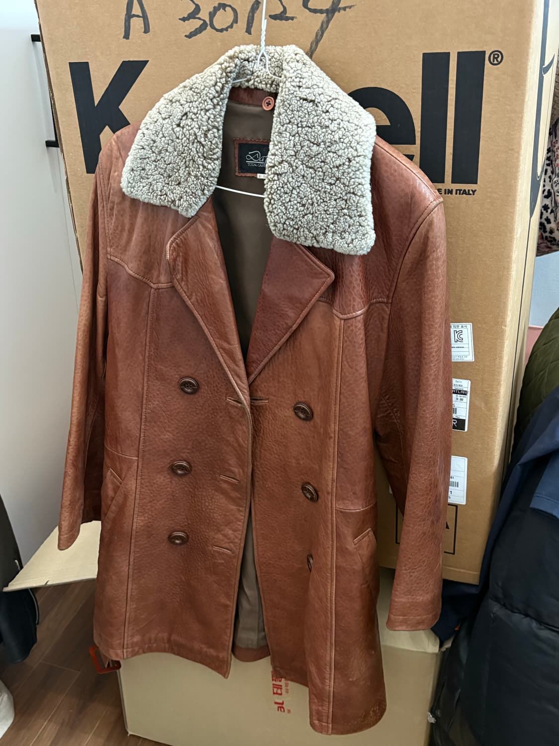 빈티지 레더 자켓 상품이미지1