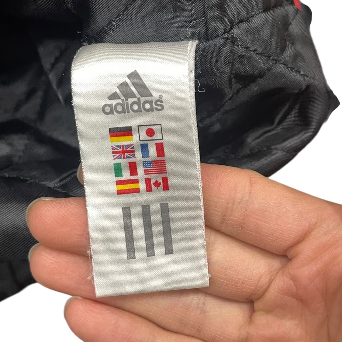 90s 아디다스 올드스쿨 백로고 누빔 태권도 점퍼 상품이미지6