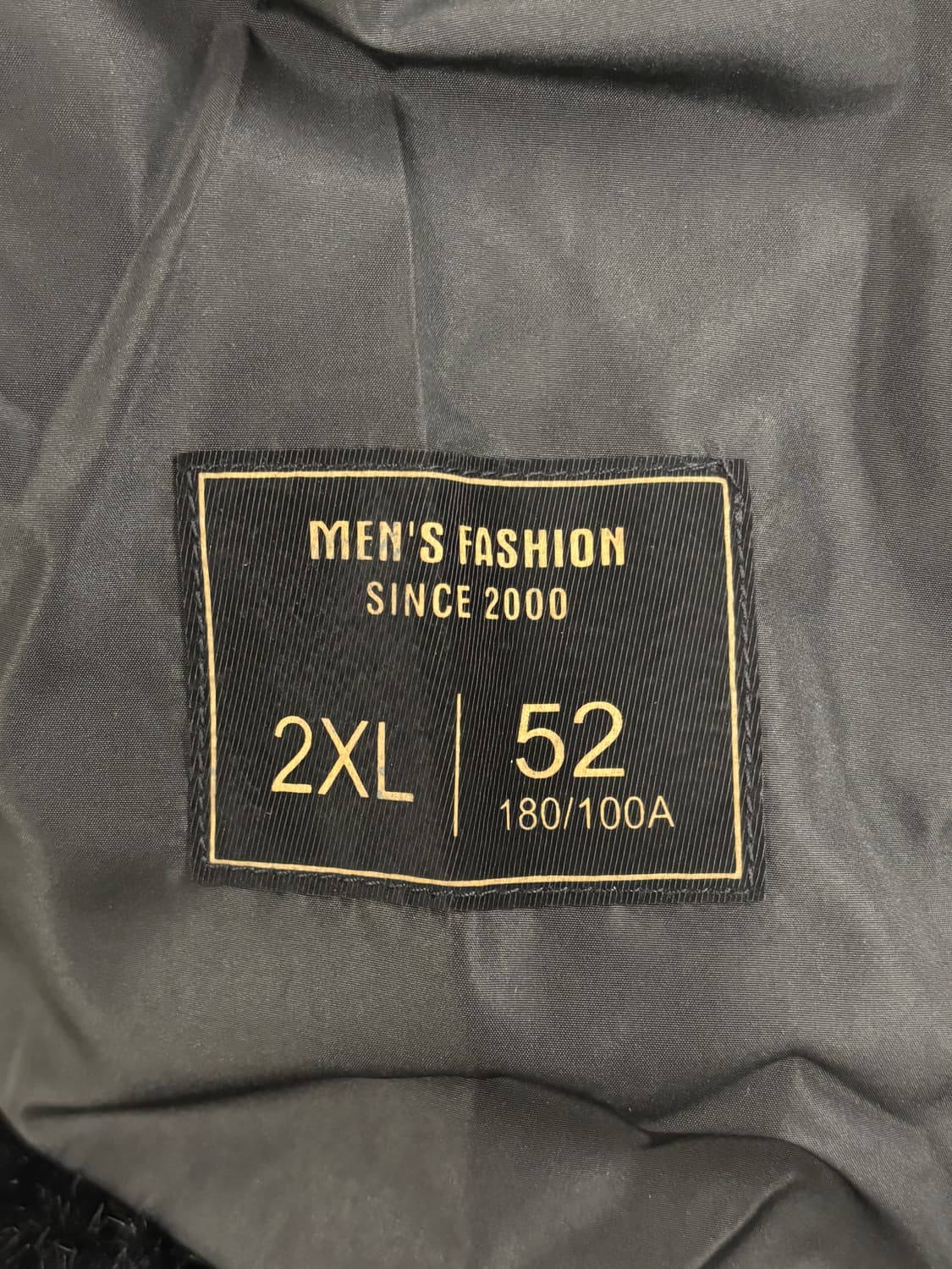 MEN’S FASHION SINCE 2000 블랙 퍼 후드 자켓 2XL 상품이미지4
