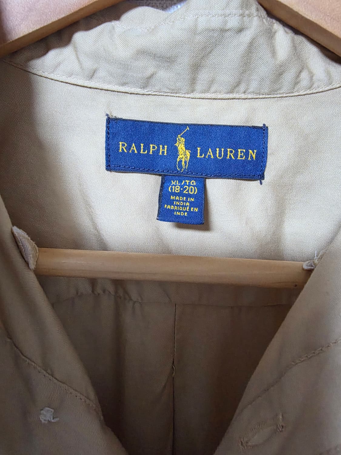 Polo 폴로 랄프로렌 베이지 셔츠 남방 상품이미지4