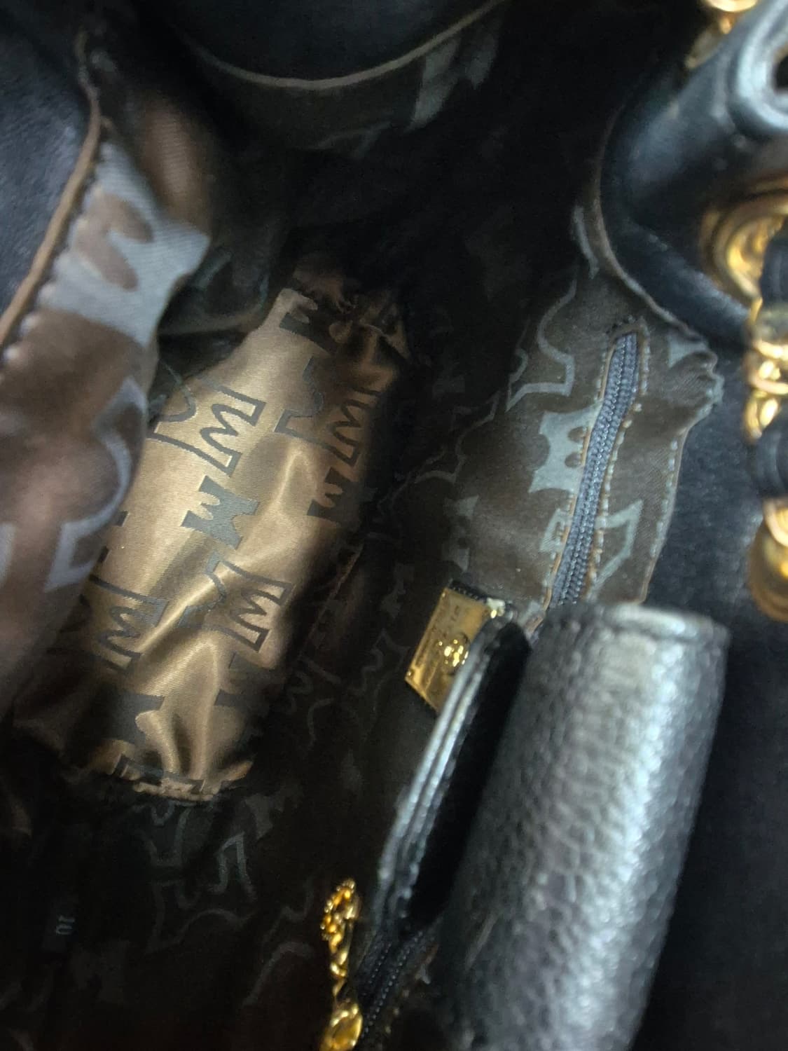 메트로시티 퀼팅 버킷백 블랙#최상급 상품이미지6