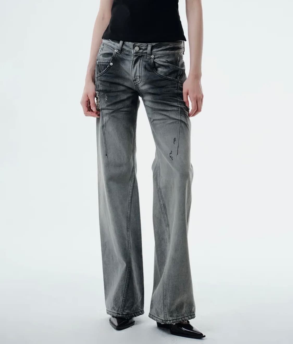 2000아카이브스 INES JEANS (GREY) 상품이미지1