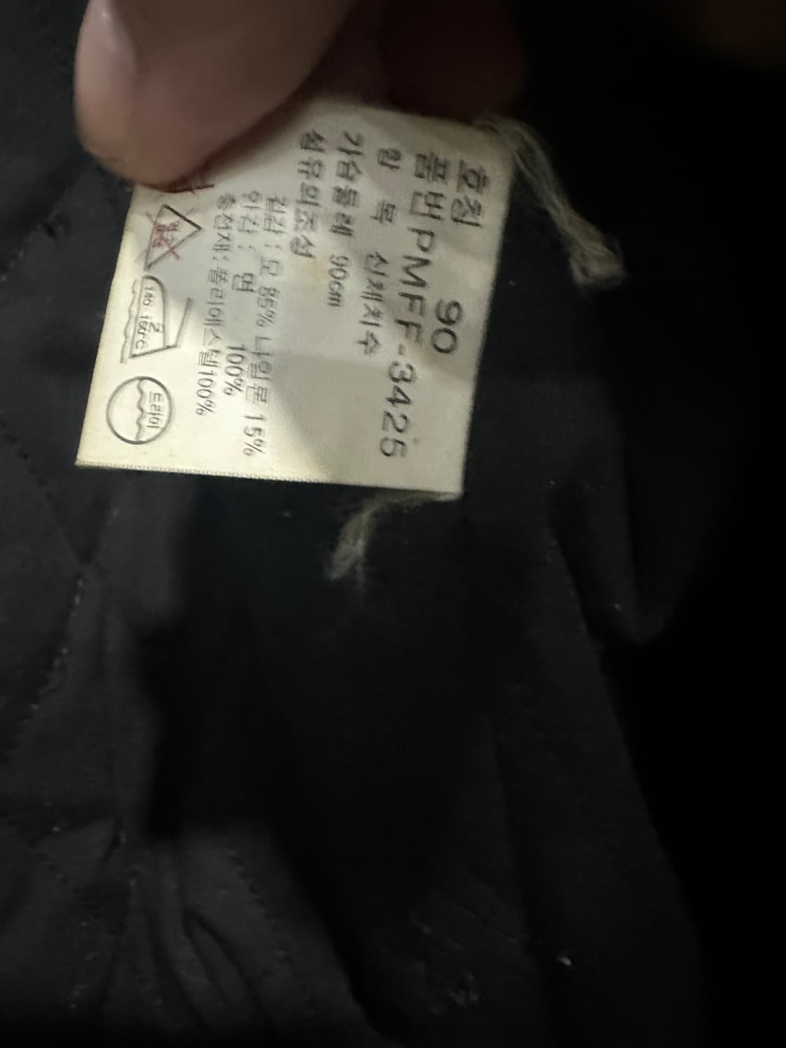 90s 폴로 덩가리 그린체크 코듀로이카라100-105 상품이미지6