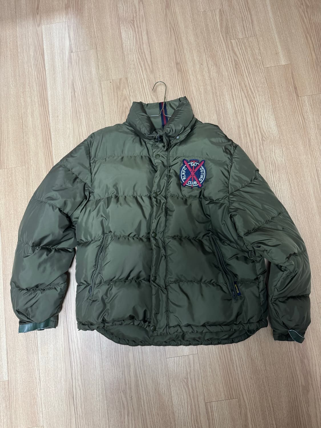 폴로 랄프로렌 빈티지 럭비라인 패딩 상태 좋음 L 상품이미지1